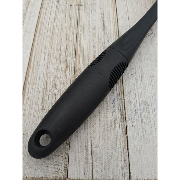 OXO Hard Black Nylon Slotted Spoon 14" - Picture 6 of 9
